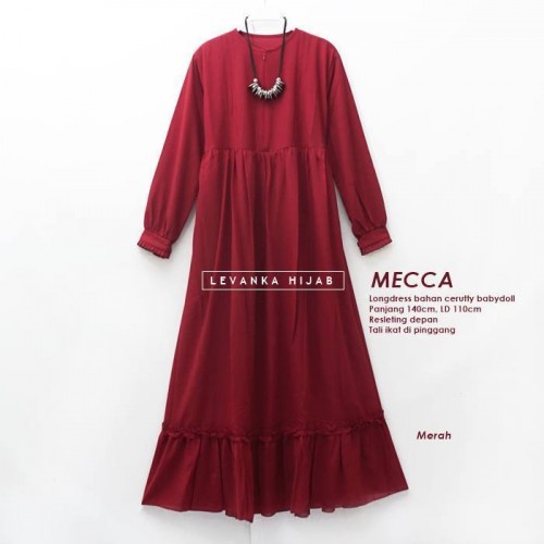 GAz-006 Mecca  Dress - Gamis Polos Ceruti Babydoll